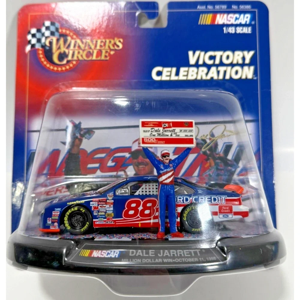Winner's Circle Dale Jarrett NASCAR 1/43 Blue 1998 Million Dollar Win Victory
